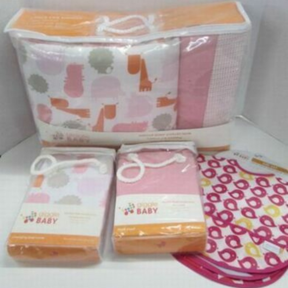 Giggle Baby Jungle Soup crib nursery bedding set - Picture 1 of 5